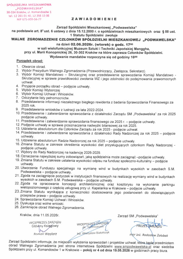 Zawiadomienie