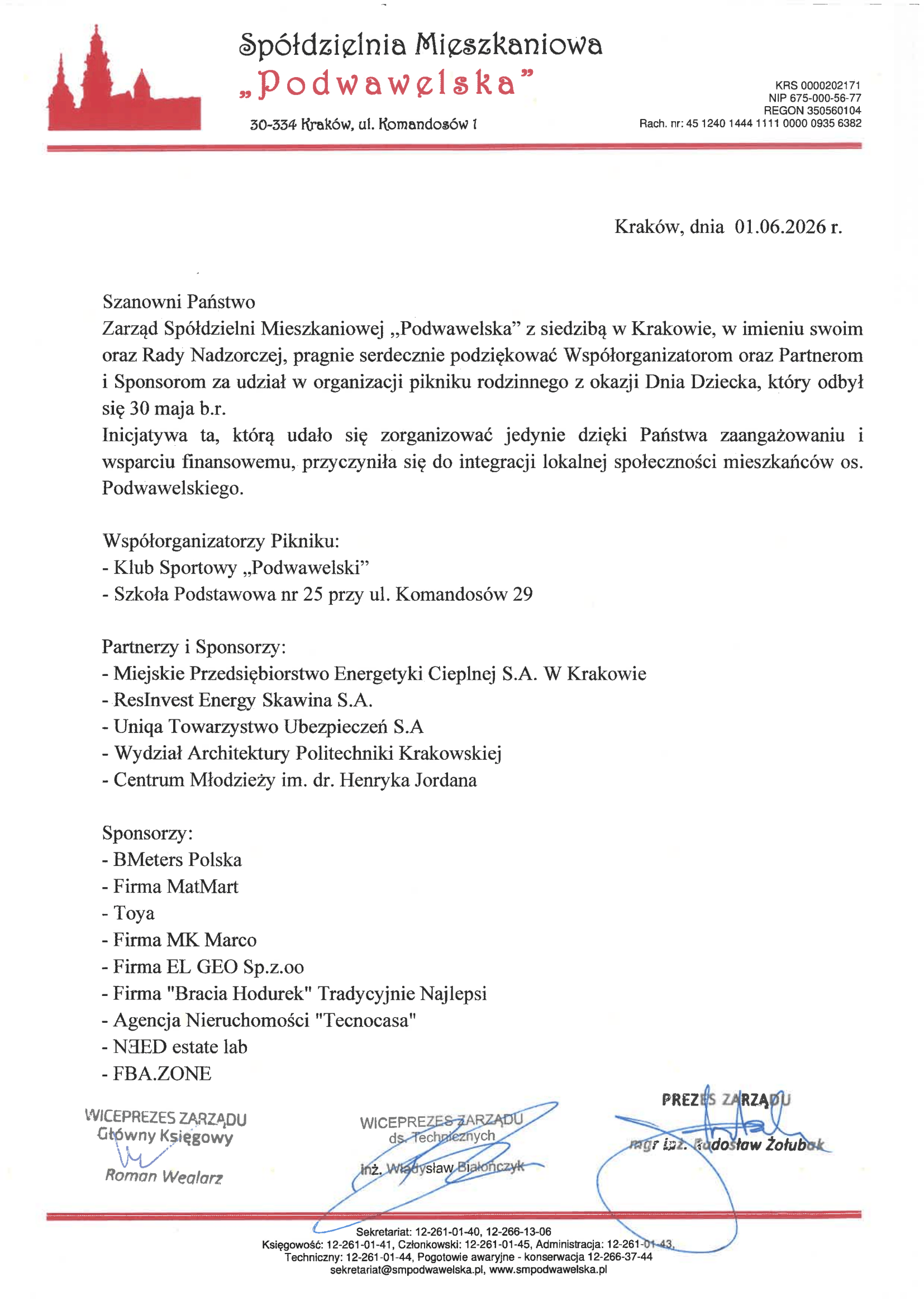 Strona główna 2 podziekowania 1